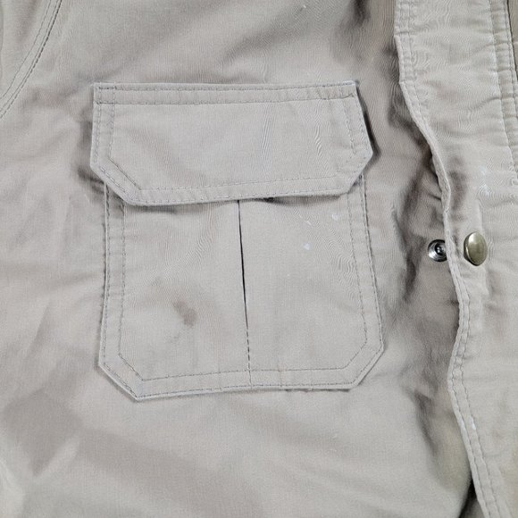 Woolrich Mens Large Tan Jacket Winter Warm Outdoors Casual Long Sleeve - Picture 5 of 10